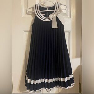 Bonnie Jean Pleated Trapeze Dress